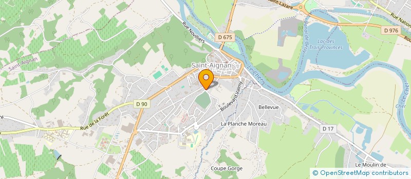 localisation de l'entreprise MONSIEUR PATRICE DELACOTE  SAINT-AIGNAN