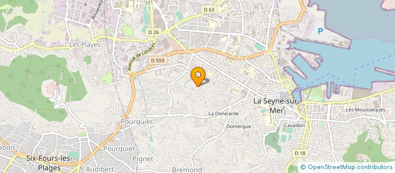 localisation de l'entreprise MONSIEUR PATRICE DELBARRE  LA SEYNE-SUR-MER