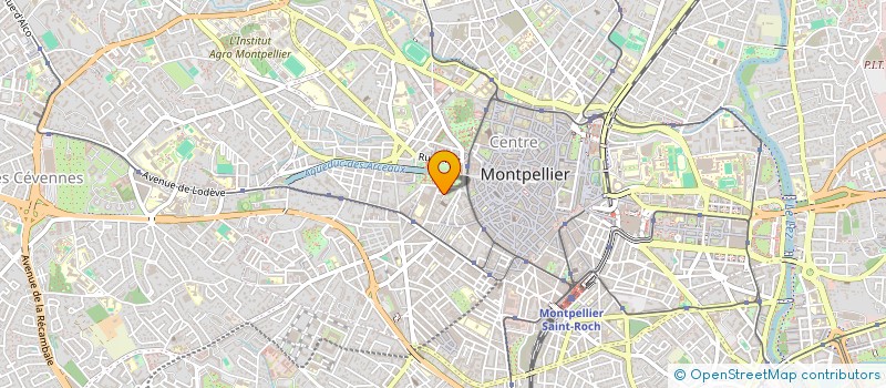 localisation de l'entreprise MONSIEUR PATRICE DELEZINIER à MONTPELLIER