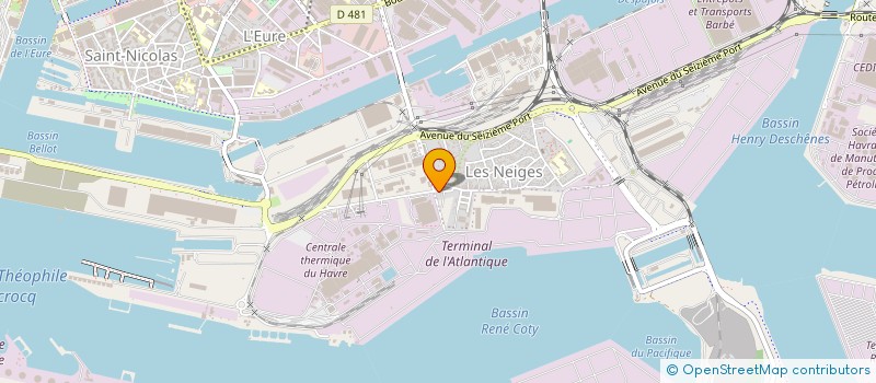 localisation de l'entreprise MONSIEUR PATRICE DELHAY  LE HAVRE