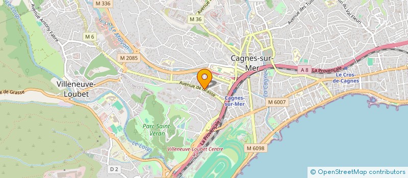 localisation de l'entreprise MONSIEUR PATRICE DELOBELLE à CAGNES-SUR-MER