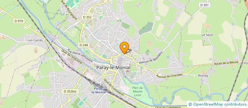 localisation de l'entreprise MONSIEUR PATRICE DELORME à PARAY LE MONIAL