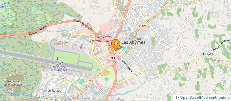 localisation de l'entreprise MONSIEUR PATRICE DELOUMEAUX à LES ABYMES