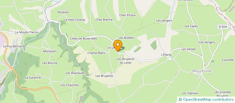 localisation de l'entreprise MONSIEUR PATRICE DENIS  MOUREUILLE