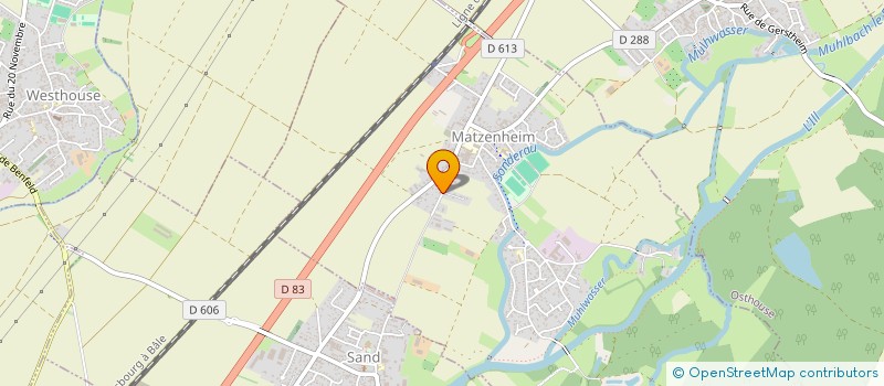 localisation de l'entreprise MONSIEUR PATRICE DENIS  MATZENHEIM