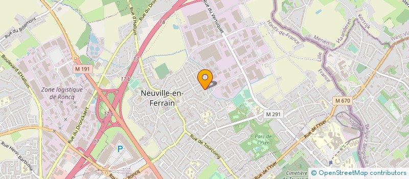 localisation de l'entreprise MONSIEUR PATRICE DEROO à NEUVILLE-EN-FERRAIN