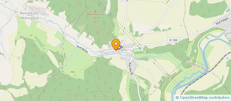 localisation de l'entreprise MONSIEUR PATRICE DERREPAS  AGEY