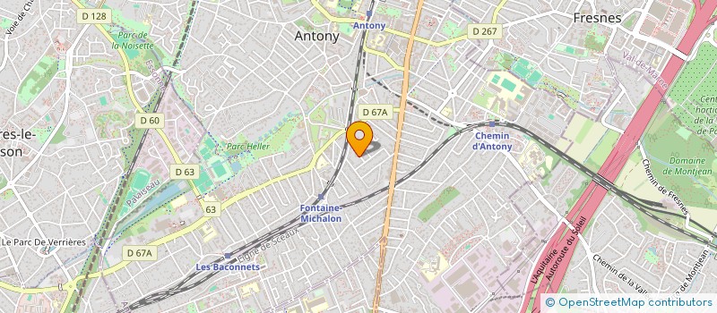 localisation de l'entreprise MONSIEUR PATRICE DESEILLE à ANTONY