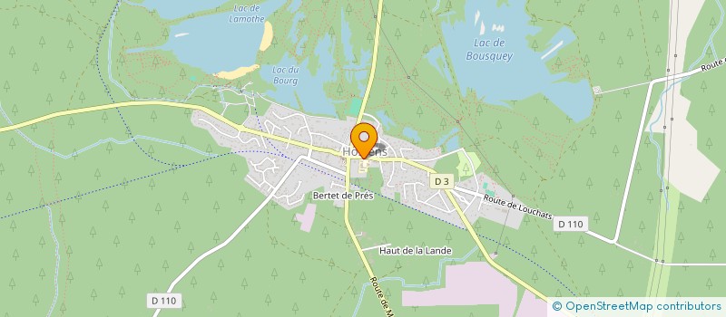 localisation de l'entreprise MONSIEUR PATRICE DESHAYES  HOSTENS