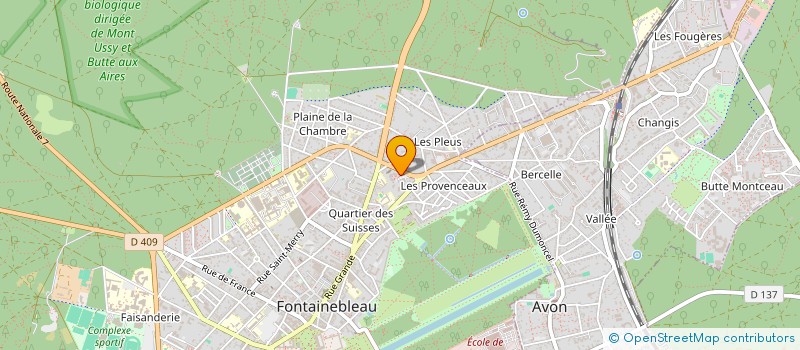 localisation de l'entreprise MONSIEUR PATRICE DESHAYES à FONTAINEBLEAU