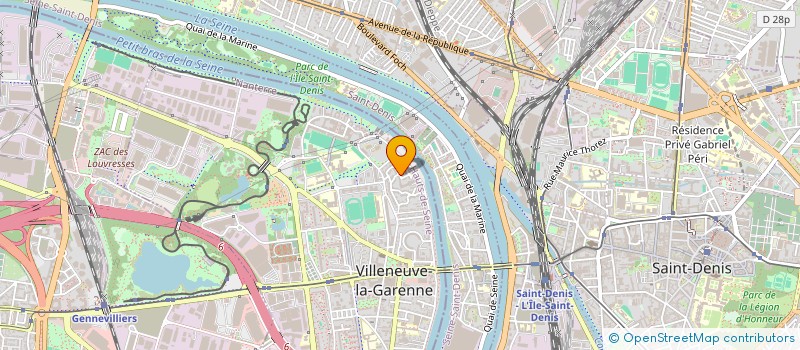 localisation de l'entreprise MONSIEUR PATRICE DESMEDT à VILLENEUVE-LA-GARENNE
