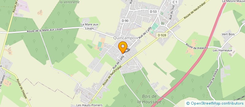 localisation de l'entreprise MONSIEUR PATRICE DESORMEAUX à QUINCAMPOIX