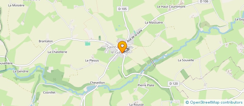 localisation de l'entreprise MONSIEUR PATRICE DESROUSSEAUX  SAINT-GEORGES-LE-GAULTIER