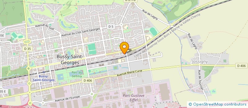 localisation de l'entreprise MONSIEUR PATRICE DESTRAC  BUSSY-SAINT-GEORGES