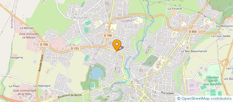 localisation de l'entreprise MONSIEUR PATRICE DHERBILLY  FOUGERES