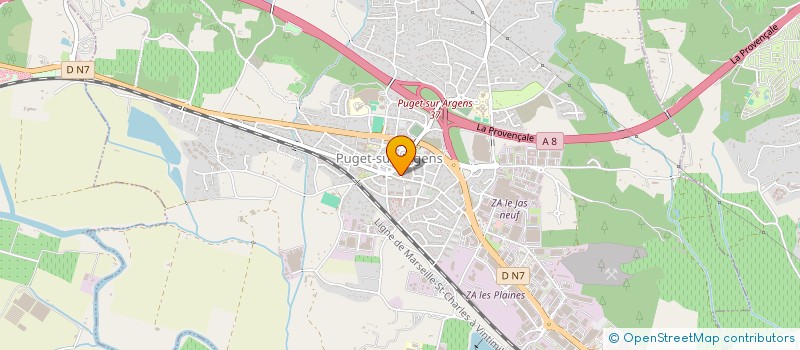 localisation de l'entreprise MONSIEUR PATRICE DI TRAPANI à PUGET-SUR-ARGENS