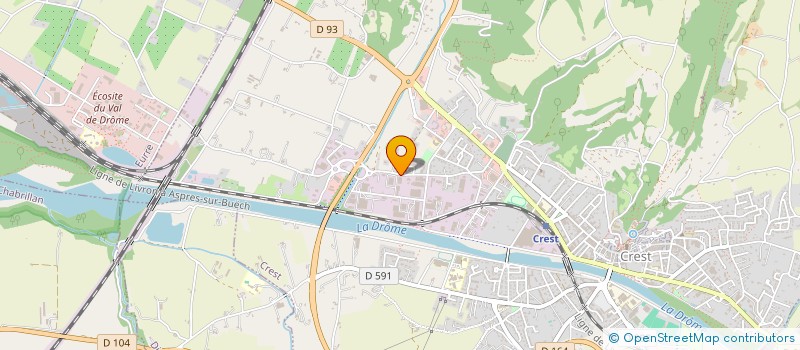 localisation de l'entreprise MONSIEUR PATRICE DIDIER  CREST