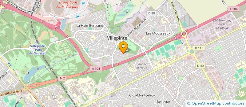 localisation de l'entreprise MONSIEUR PATRICE DIETRICH à VILLEPINTE