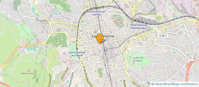 localisation de l'entreprise MONSIEUR PATRICE DOMPER à SAINT-ETIENNE