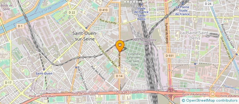 localisation de l'entreprise MONSIEUR PATRICE DONGMO NGUIMEYA à SAINT-OUEN-SUR-SEINE