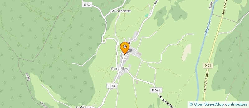 localisation de l'entreprise MONSIEUR PATRICE DONIN à CHAMPDOR-CORCELLES