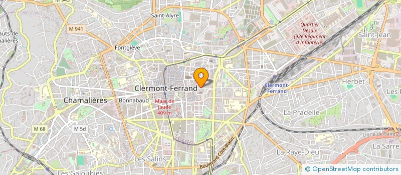 localisation de l'entreprise MONSIEUR PATRICE DONNAY  CLERMONT-FERRAND