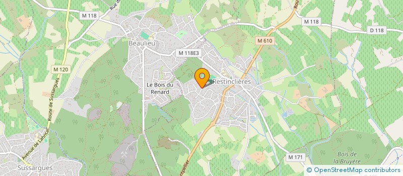 localisation de l'entreprise MONSIEUR PATRICE DORIAN  RESTINCLIERES