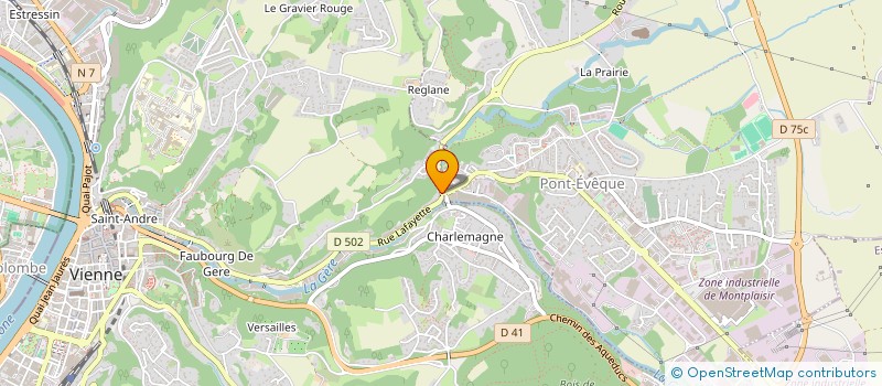 localisation de l'entreprise MONSIEUR PATRICE DORIER  VIENNE