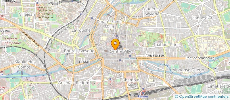 localisation de l'entreprise MONSIEUR PATRICE DORIZON  RENNES