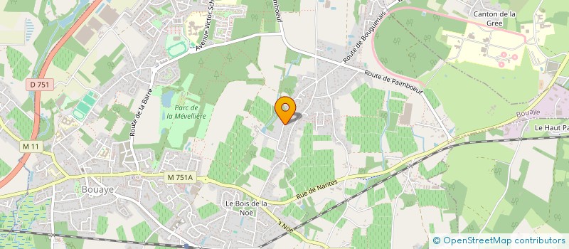 localisation de l'entreprise MONSIEUR PATRICE DOUILLARD  BOUAYE