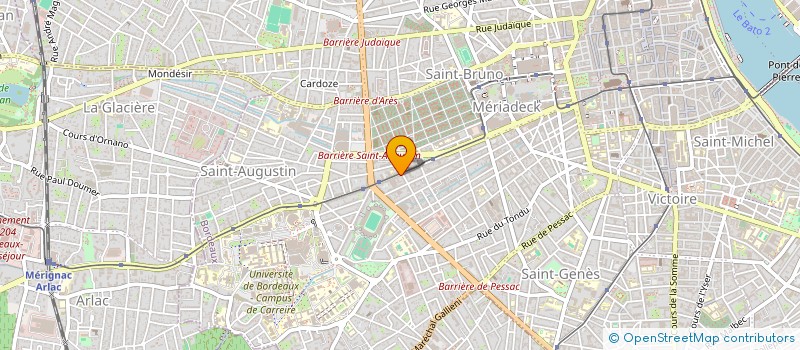 localisation de l'entreprise MONSIEUR PATRICE DRILLON  BORDEAUX