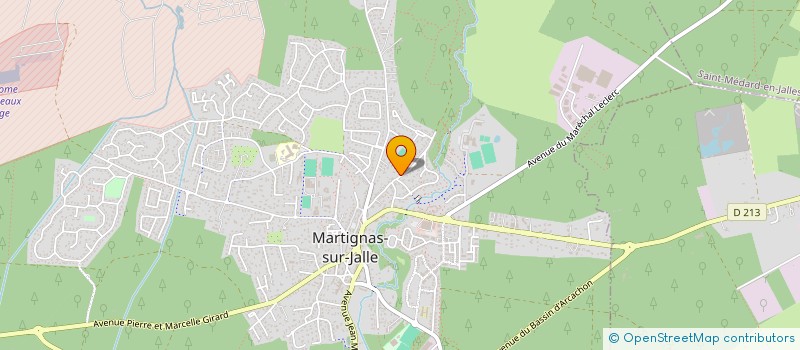 localisation de l'entreprise MONSIEUR PATRICE DUBOIS  MARTIGNAS-SUR-JALLE