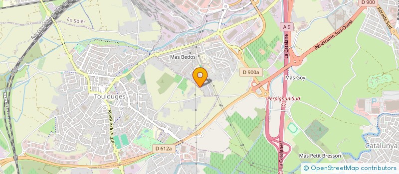 localisation de l'entreprise MONSIEUR PATRICE DUBOIS  PERPIGNAN