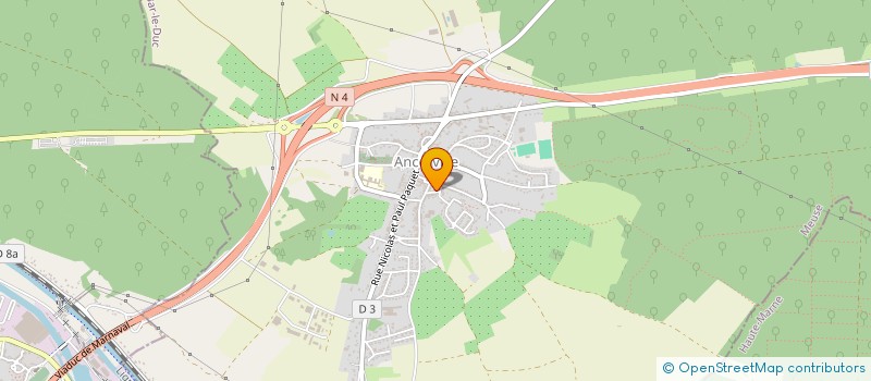 localisation de l'entreprise MONSIEUR PATRICE DUBOS à ANCERVILLE