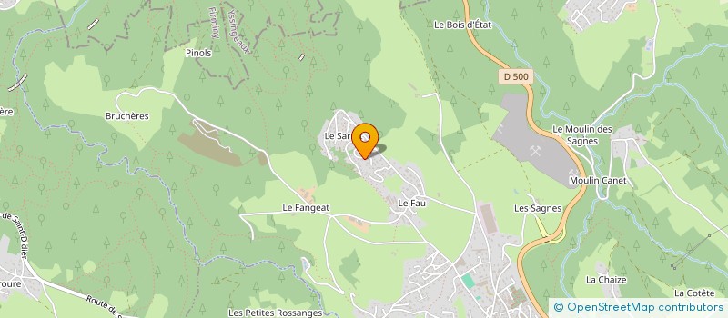localisation de l'entreprise MONSIEUR PATRICE DUBOST à SAINT-JUST-MALMONT