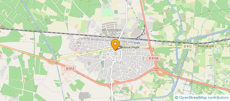 localisation de l'entreprise MONSIEUR PATRICE DUCLOS-BILBAULT  VIAS