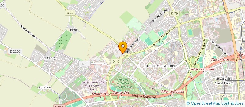 localisation de l'entreprise MONSIEUR PATRICE DUCROCQ  SAINT-CONTEST