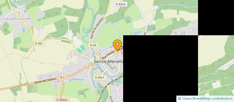localisation de l'entreprise MONSIEUR PATRICE DUGUET  SAINTE-MENEHOULD