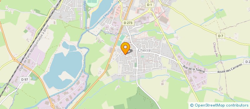 localisation de l'entreprise MONSIEUR PATRICE DULUARD à CHERRE-AU