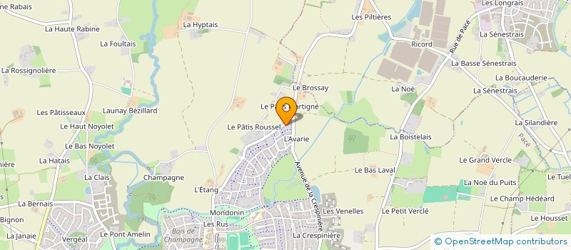 localisation de l'entreprise MONSIEUR PATRICE DUMONT  PACE