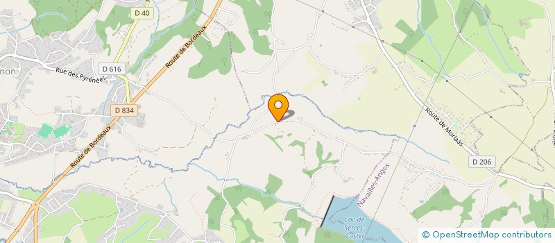 localisation de l'entreprise MONSIEUR PATRICE DUMOULIN  SERRES-CASTET