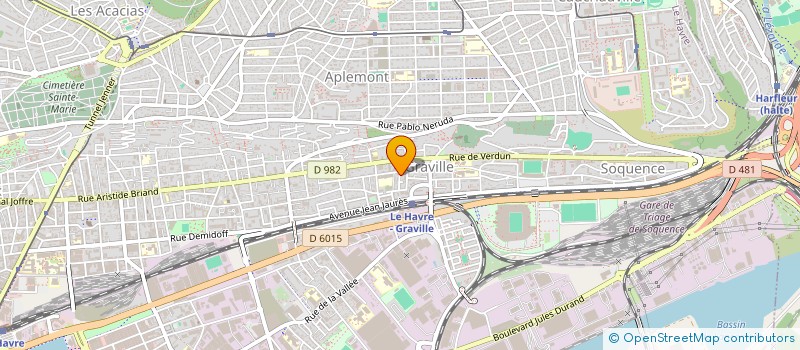 localisation de l'entreprise MONSIEUR PATRICE DUPONT à LE HAVRE