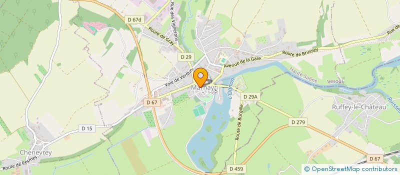 localisation de l'entreprise MONSIEUR PATRICE DUPONT  MARNAY