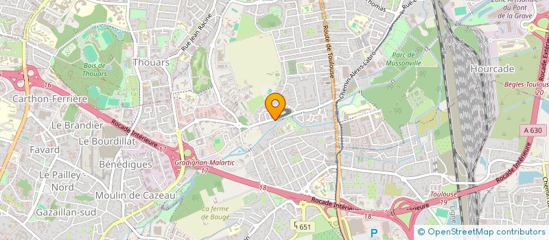 localisation de l'entreprise MONSIEUR PATRICE DURAND  VILLENAVE-D'ORNON