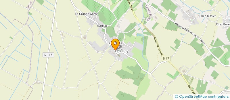 localisation de l'entreprise MONSIEUR PATRICE DURET  L'EGUILLE