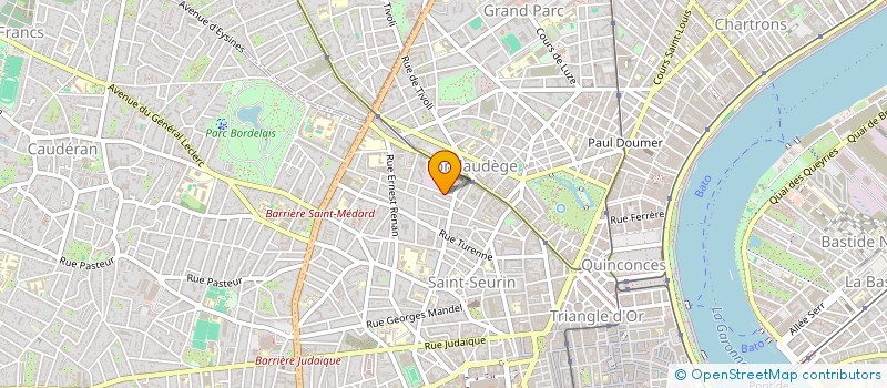 localisation de l'entreprise MONSIEUR PATRICE DUSSAUT  BORDEAUX