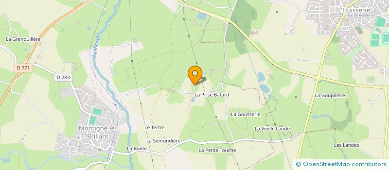 localisation de l'entreprise MONSIEUR PATRICE DUTERTRE à MONTIGNE-LE-BRILLANT