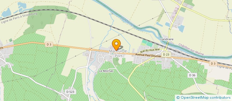 localisation de l'entreprise MONSIEUR PATRICE DUVAL  MAREUIL-LE-PORT