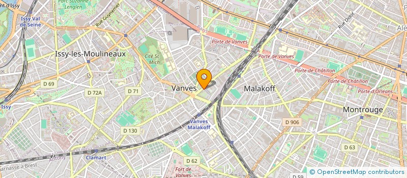 localisation de l'entreprise MONSIEUR PATRICE DUVAUCHELLE  VANVES