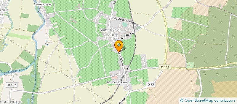 localisation de l'entreprise MONSIEUR PATRICE DUVEAU  BELLEVIGNE-LES-CHATEAUX